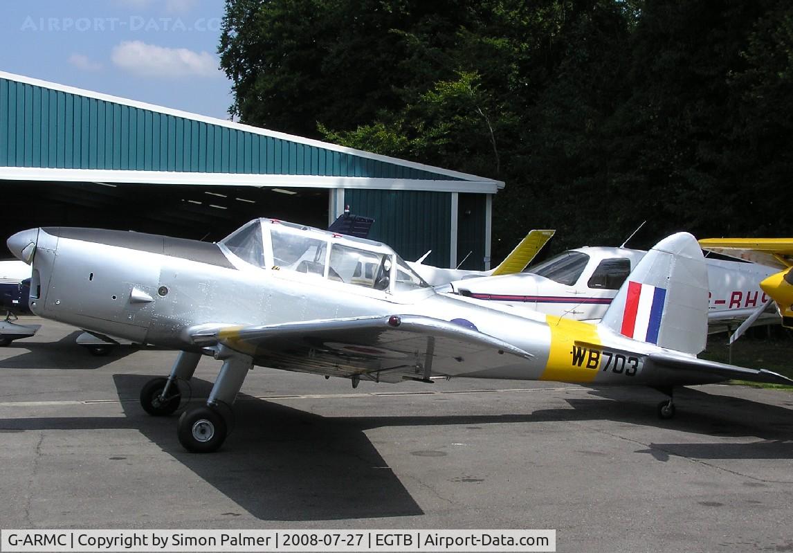 G-ARMC, 1950 De Havilland DHC-1 Chipmunk 22A C/N C1/0151, Chipmunk painted as WB703