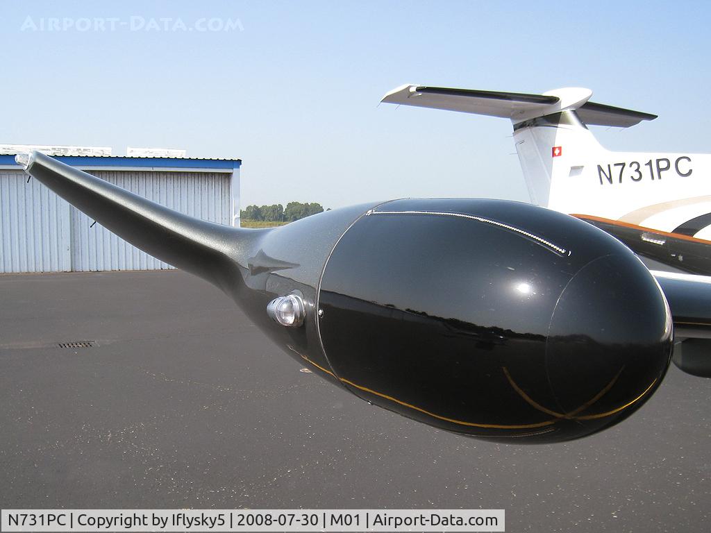 N731PC, 2006 Pilatus PC-12/47 C/N 731, N731PC PILATUS PC-12/47 Weather radome study