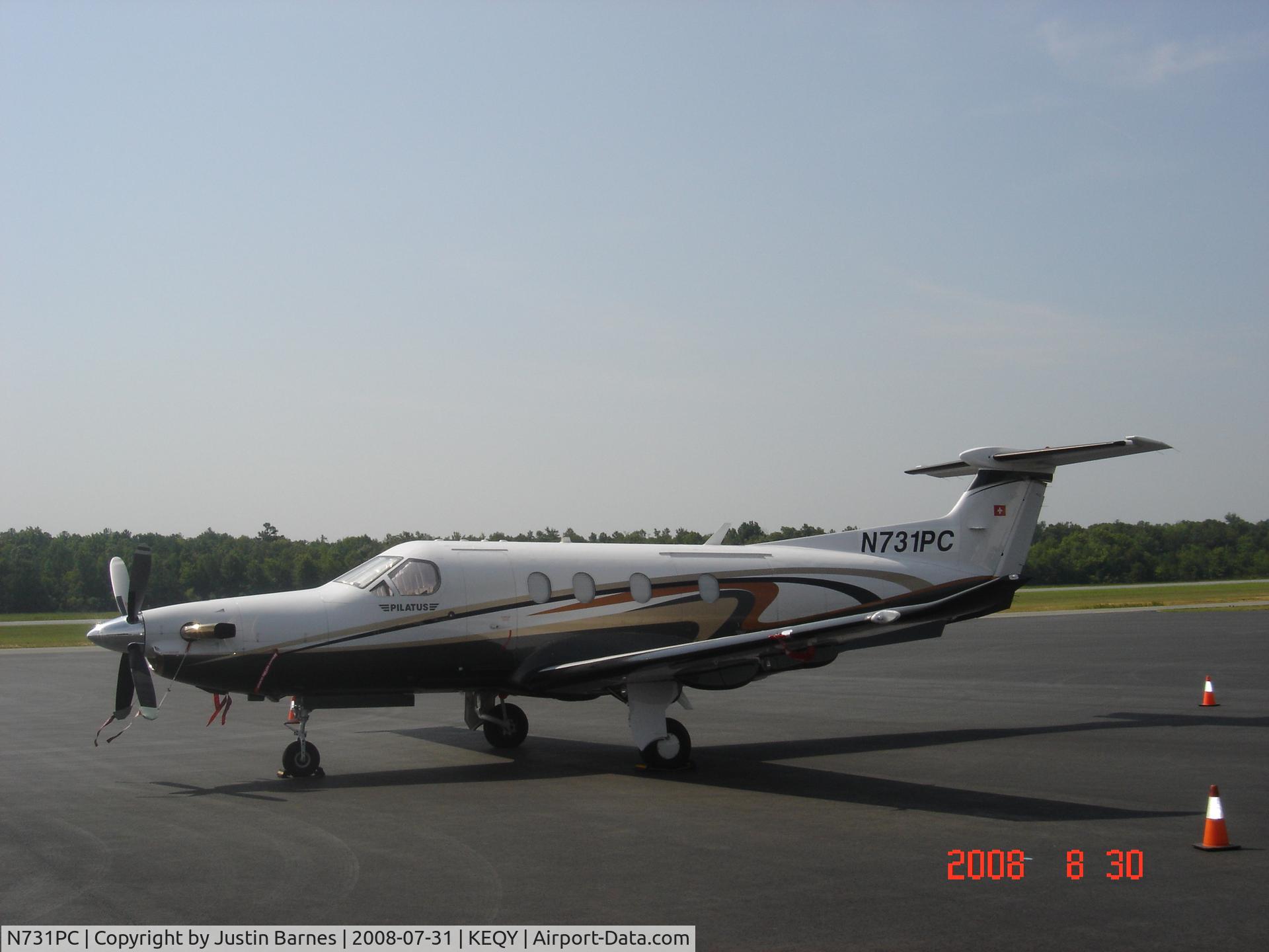 N731PC, 2006 Pilatus PC-12/47 C/N 731, Resting Before Next Flight