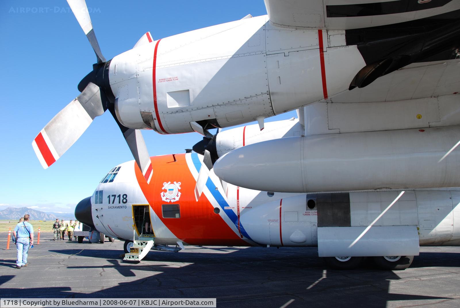 1718, 1986 Lockheed C-130H Hercules C/N 382-5106, Parked on display at Jeffco.