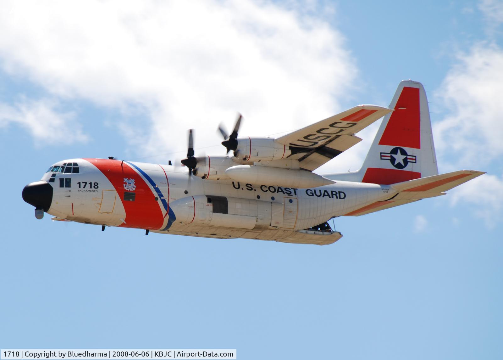 1718, 1986 Lockheed C-130H Hercules C/N 382-5106, Practice flight prior to Broomfield open house.