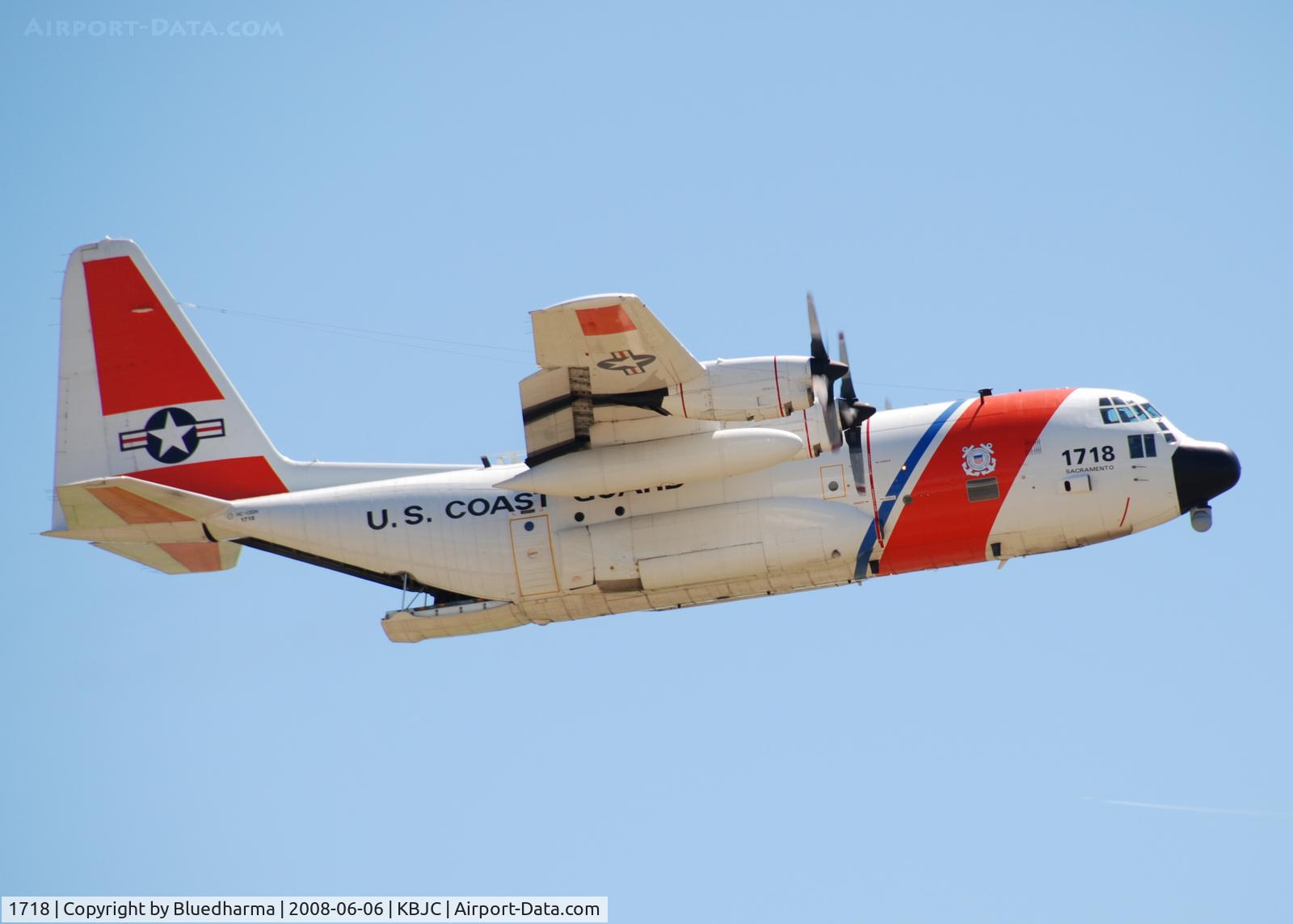 1718, 1986 Lockheed C-130H Hercules C/N 382-5106, Practice flight prior to Broomfield open house.