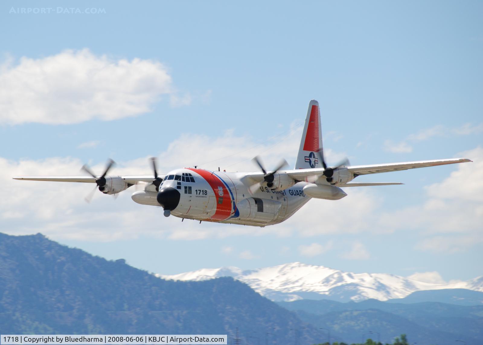 1718, 1986 Lockheed C-130H Hercules C/N 382-5106, Practice flight prior to Broomfield open house.