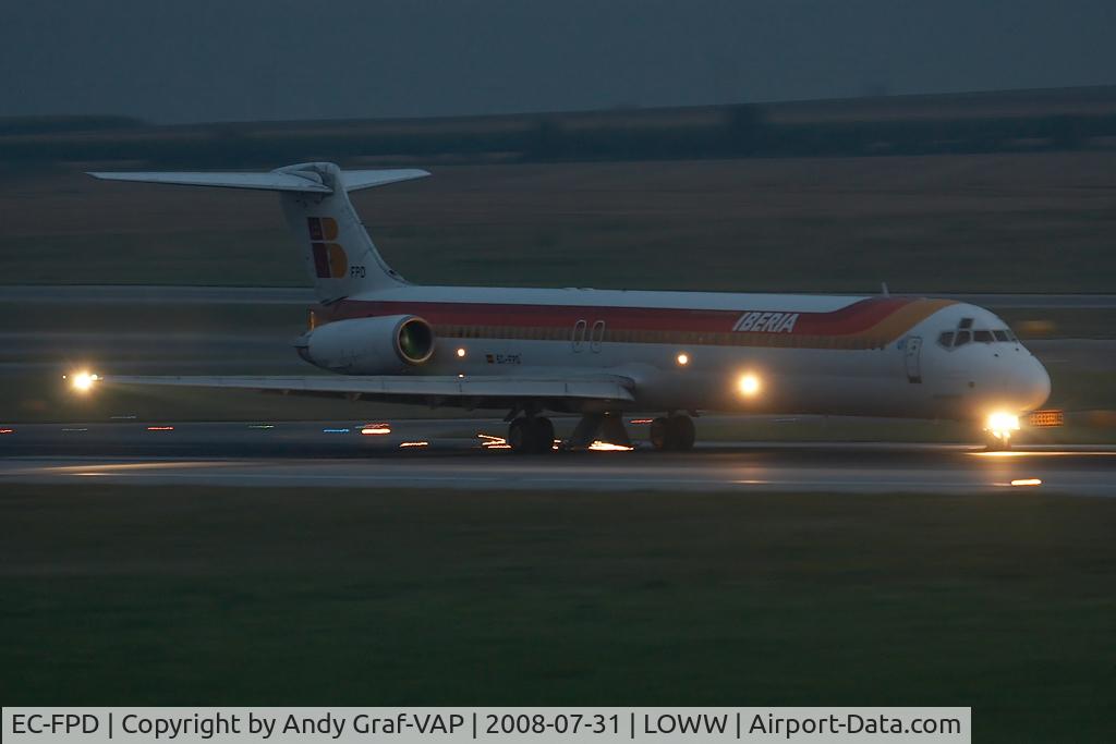 EC-FPD, 1992 McDonnell Douglas MD-88 C/N 53309, Iberia MD88