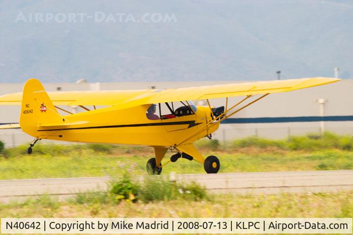 N40642, 1941 Piper J3F-65 C/N 7402, At West Coast Piper Cub Fly-in 2008 Lompoc