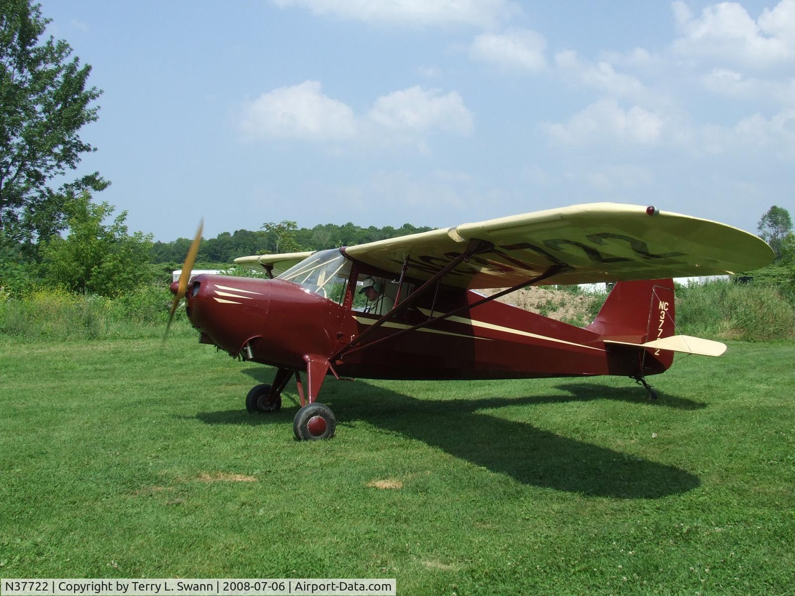 N37722, 1941 Rearwin 180F C/N 1563, Preparing to taxi at Smiths Field