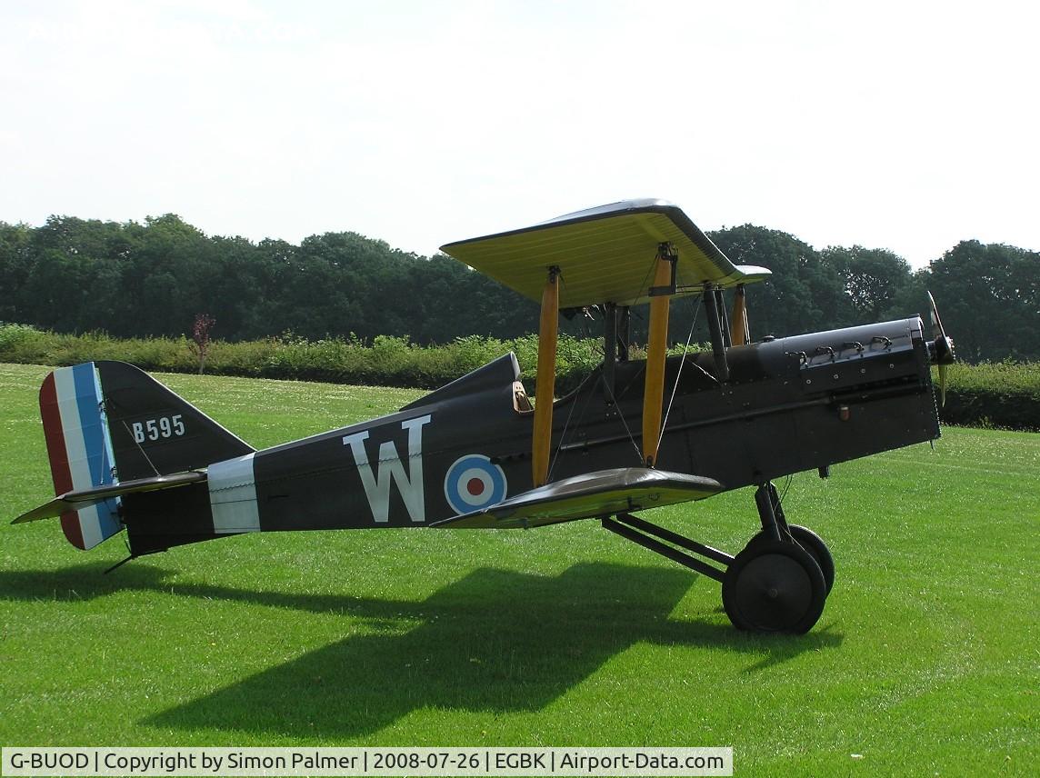 G-BUOD, 1995 Royal Aircraft Factory SE-5A Replica C/N PFA 020-10474, SE5A replica at Sywell