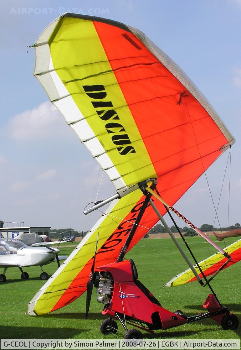 G-CEOL, 2007 Flylight Airsports Flylight Lightfly - Discus C/N 001, Aeros Dragonfly at Sywell
