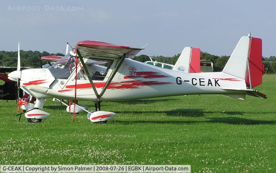 G-CEAK, 2006 Comco Ikarus C42 FB80 C/N 0606-6826, Ikarus C42 at Sywell