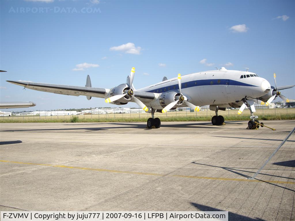 F-ZVMV, 1947 Lockheed L-749A-79-22 Constellation C/N 2503, on display at Le Bourget Muséum