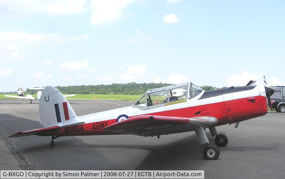 G-BXGO, 1950 De Havilland DHC-1 Chipmunk T.10 C/N C1/0097, Chipmunk that used to serve in British Army Air Corps