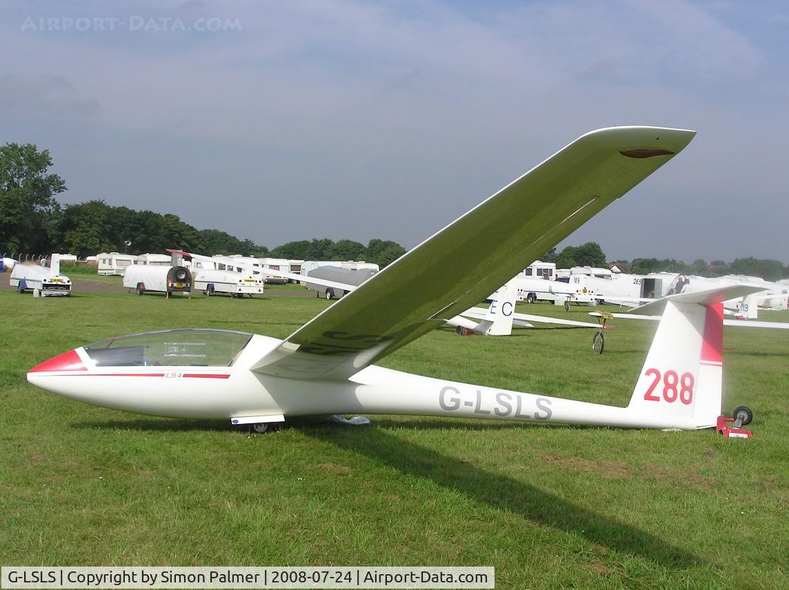 G-LSLS, 1982 Rolladen-Schneider LS-4 C/N 4191, Rolladen-Schneider LS4 at Bicester