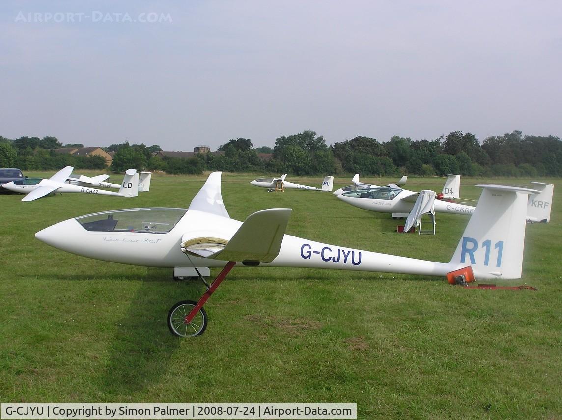 G-CJYU, Schempp-Hirth Ventus 2cT C/N 70, Schempp-Hirth Ventus 2cT at Bicester
