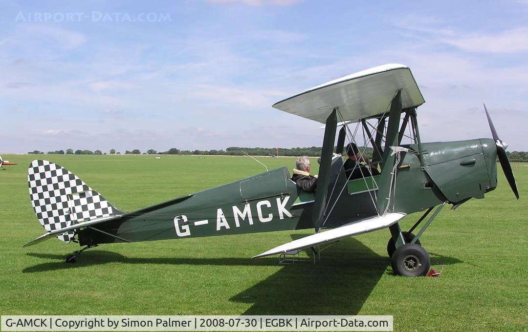 G-AMCK, 1941 De Havilland DH-82A Tiger Moth II C/N 84641, Aaah - de Havilland.  Joyriding at Sywell.