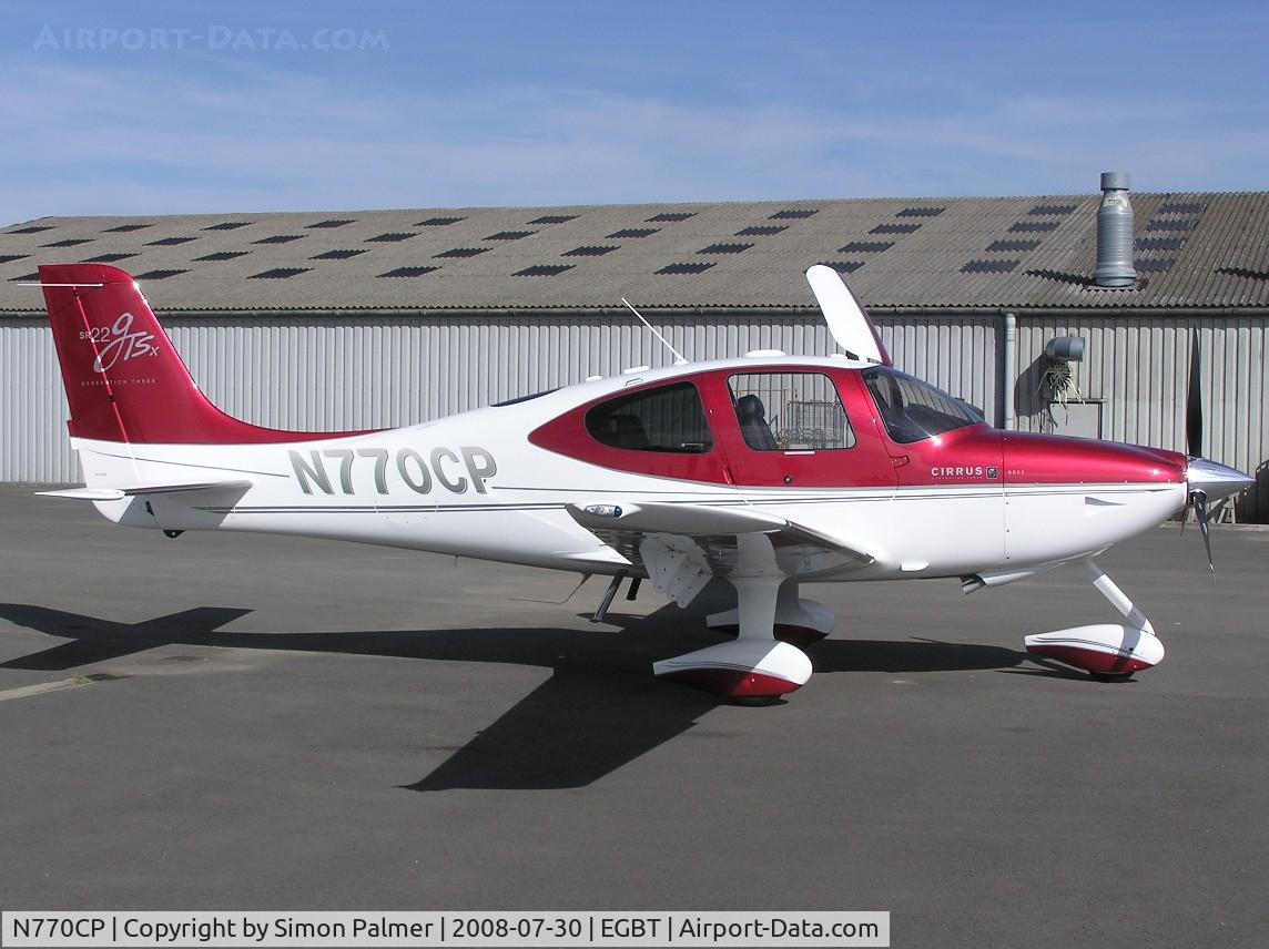 N770CP, 2008 Cirrus SR22 C/N 3045, Cirrus SR22 gtSx G3 at Turweston