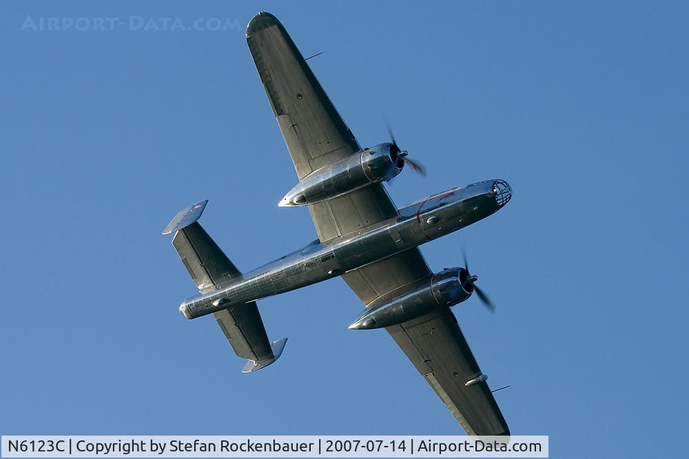 N6123C, 1945 North American B-25J-30-NC Mitchell Mitchell C/N 108-47647, B-25