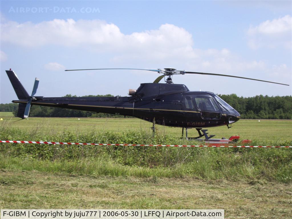 F-GIBM, 2008 Aerospatiale AS-350D AStar C/N 1424, on plateau