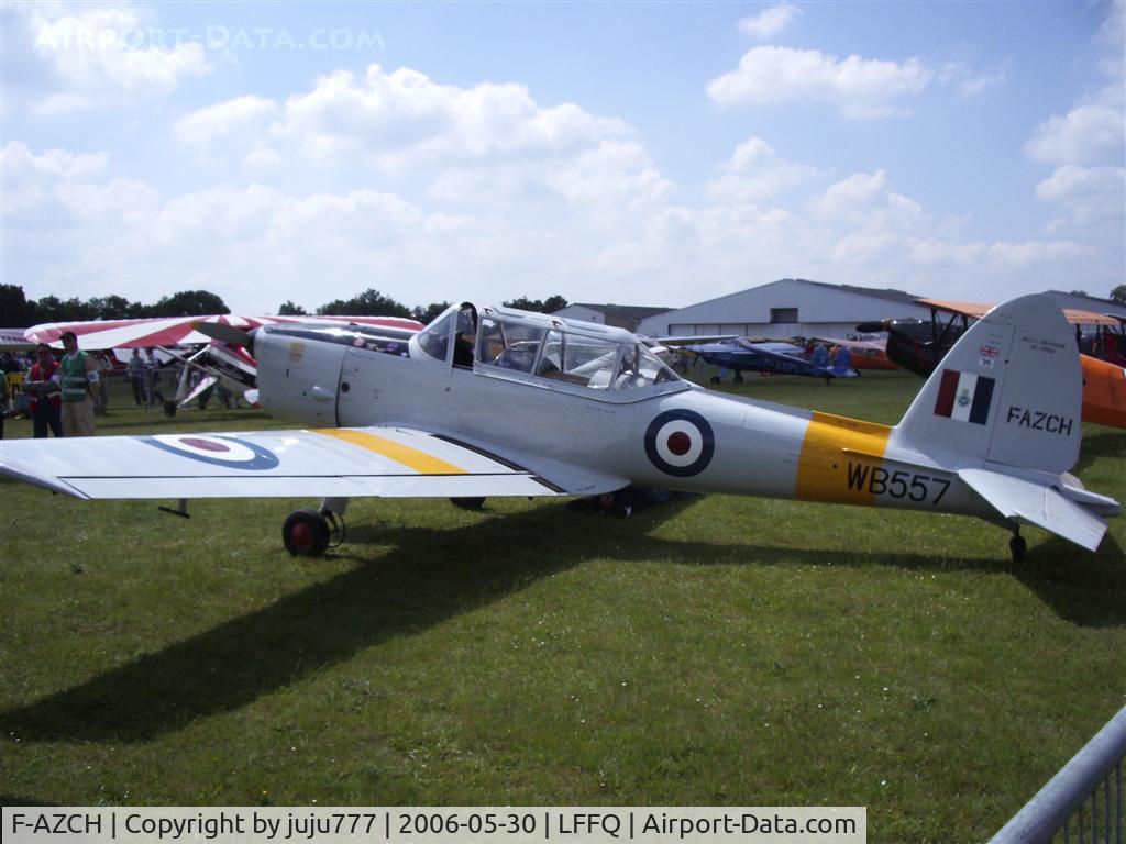 F-AZCH, De Havilland DHC-1 Chipmunk 22 C/N C1/0702, on display at Cerny La Ferté-Alais