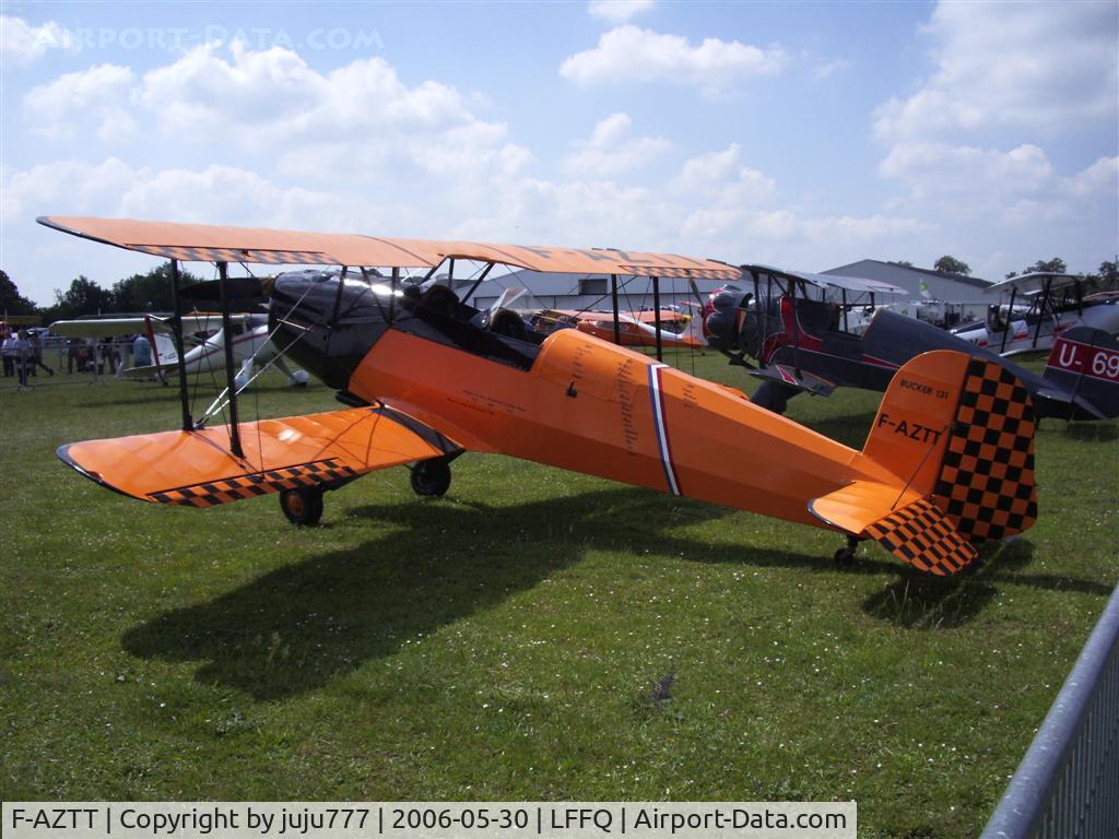 F-AZTT, CASA 1-131E Jungmann C/N 2241, on display at Cerny La Ferté-Alais