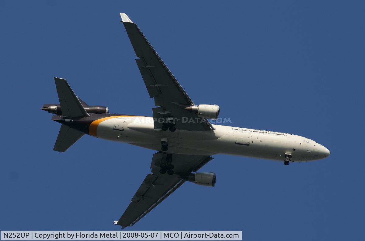 N252UP, 1996 McDonnell Douglas MD-11F C/N 48768, UPS MD-11