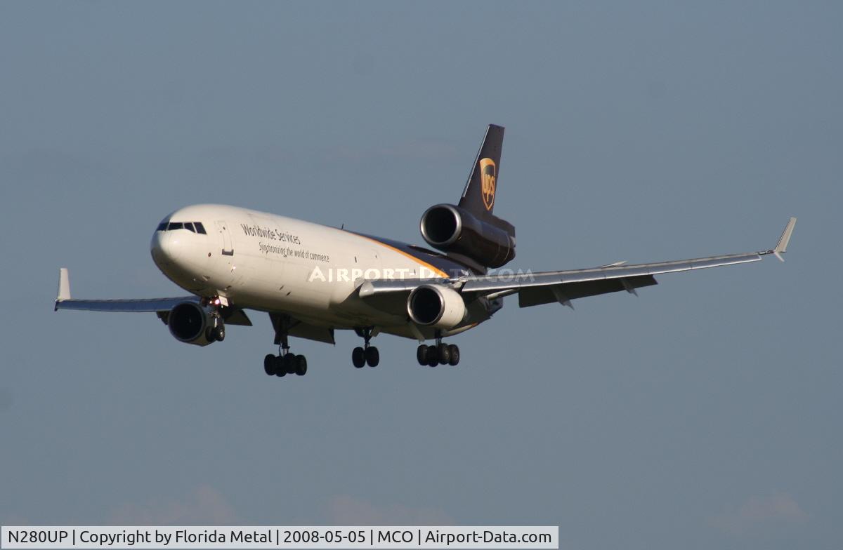 N280UP, 1997 McDonnell Douglas MD-11F C/N 48634, UPS MD-11