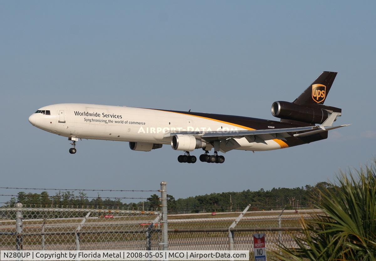 N280UP, 1997 McDonnell Douglas MD-11F C/N 48634, UPS MD-11