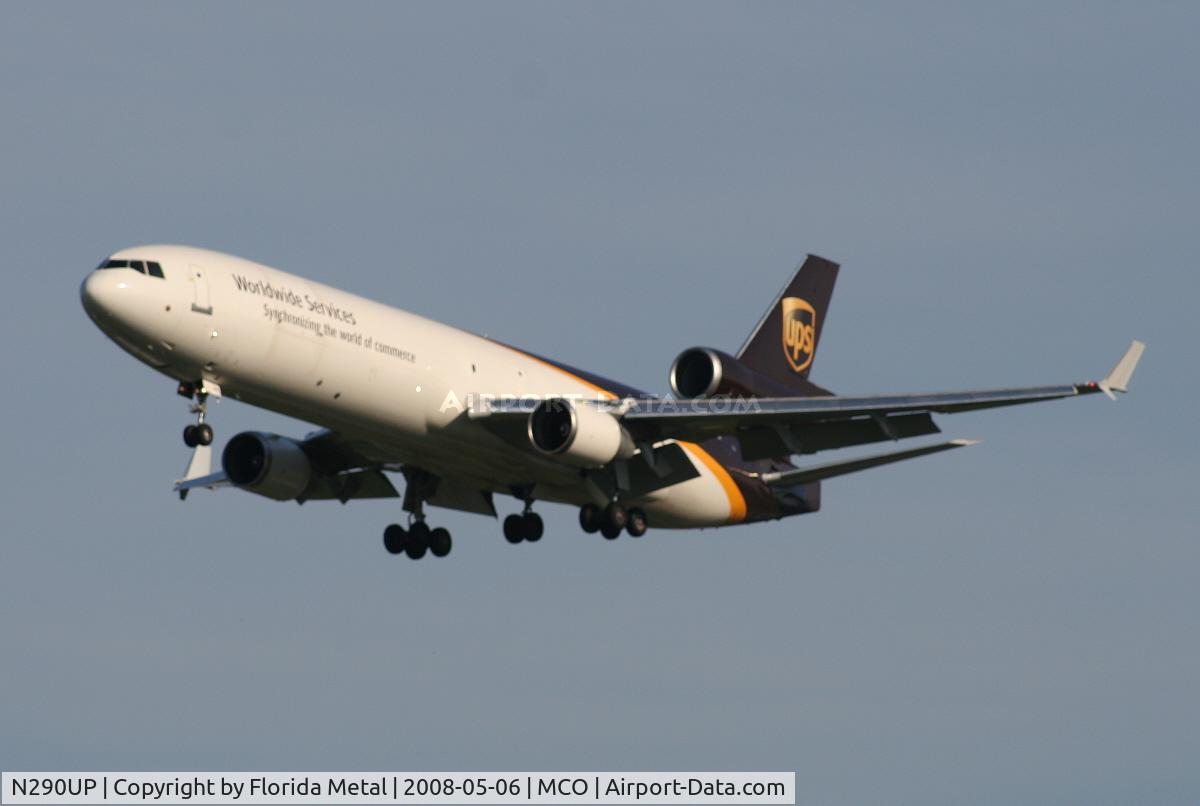 N290UP, 1992 McDonnell Douglas MD-11F C/N 48456, UPS MD-11