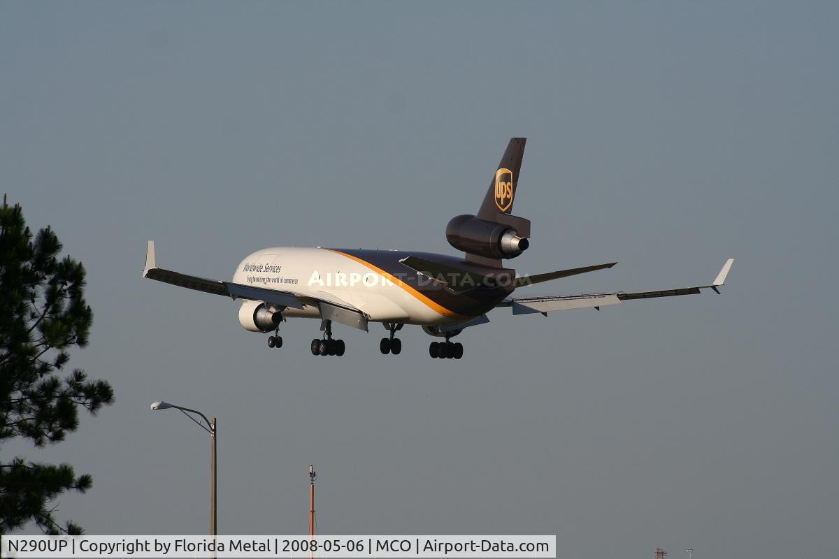 N290UP, 1992 McDonnell Douglas MD-11F C/N 48456, UPS MD-11