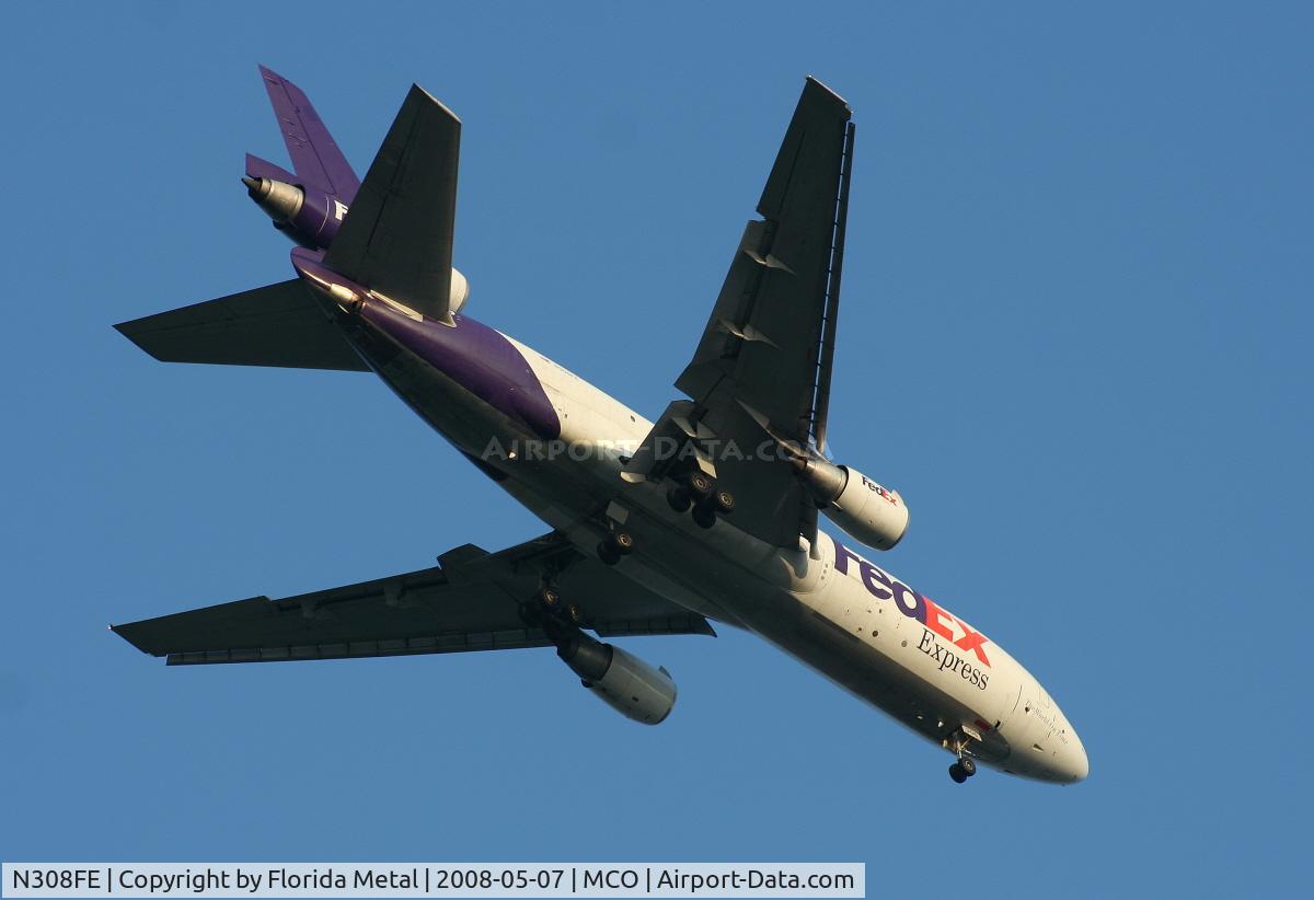 N308FE, 1986 McDonnell Douglas MD-10-30F C/N 48297, Fed Ex DC-10-30
