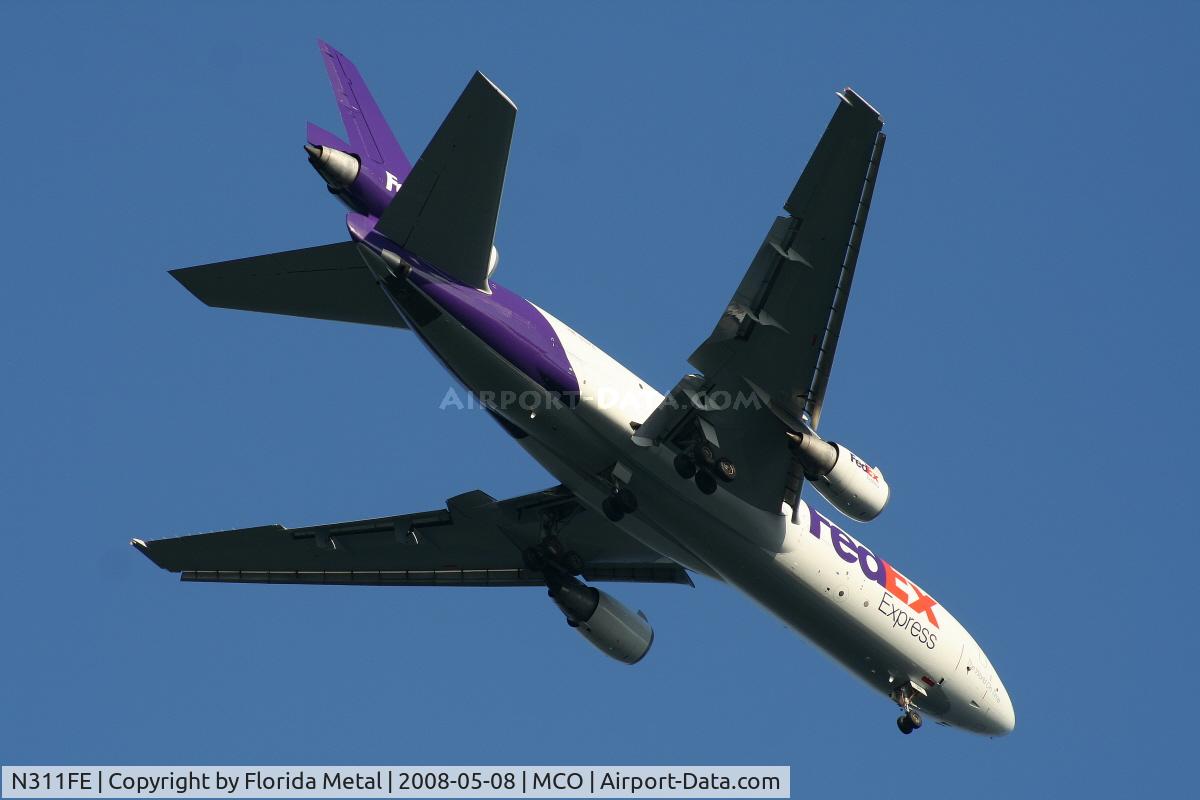 N311FE, 1975 McDonnell Douglas DC-10-30F C/N 46871, Fed Ex MD-10-30