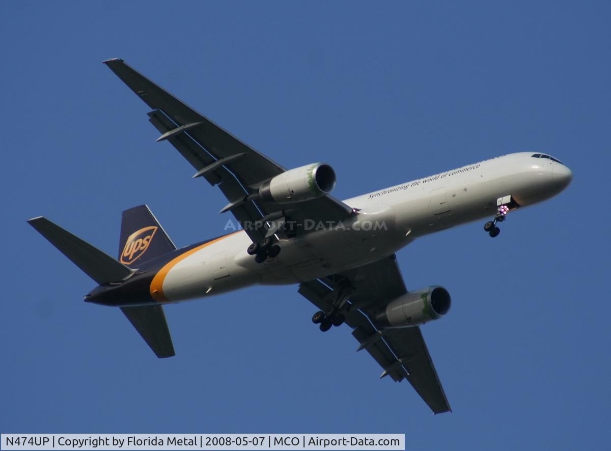 N474UP, 1999 Boeing 757-24APF C/N 28844, UPS 757-200