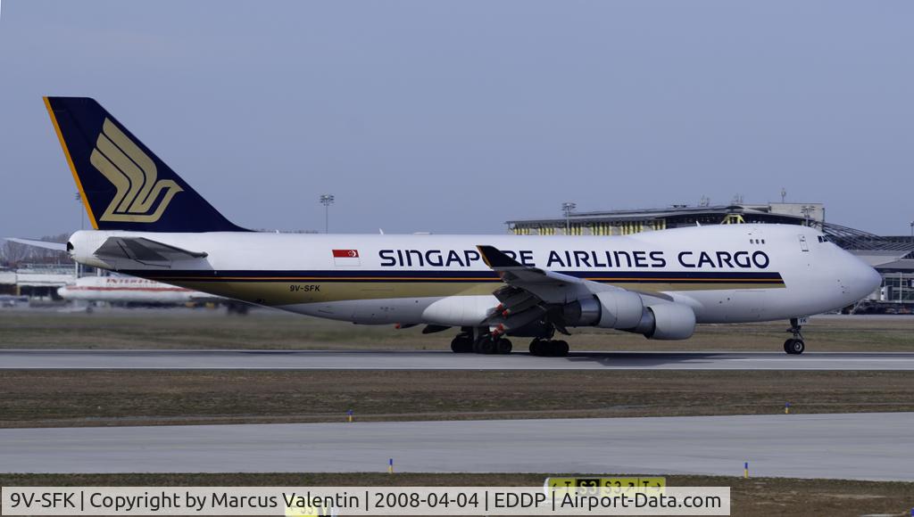 9V-SFK, 1997 Boeing 747-412F/SCD C/N 28023, line out in leipzig germany