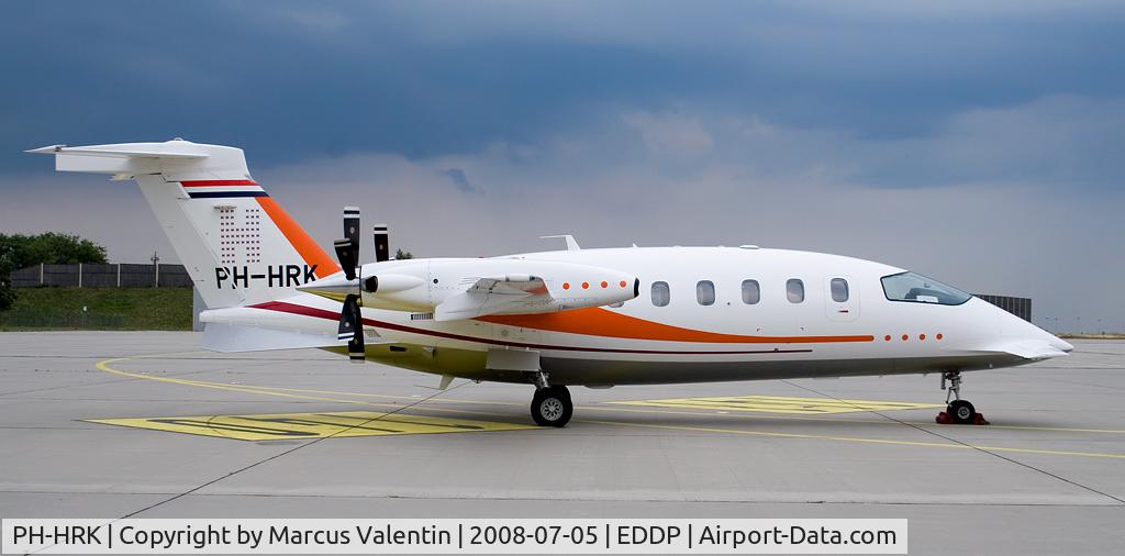PH-HRK, 2006 Piaggio P-180 Avanti C/N 1120, standing in the bizz apron, nice visit in leipzig (germany-eddp)