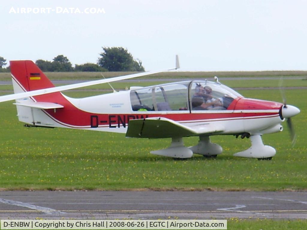 D-ENBW, 1985 Robin DR-400-180R Remorqueur Regent C/N 1715, Robin DR400-180R Remorqueur arrive to tow a lost glider home