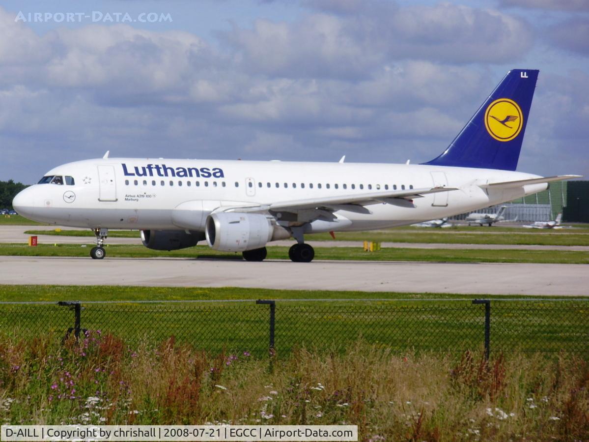 D-AILL, 1997 Airbus A319-114 C/N 689, Lufthansa