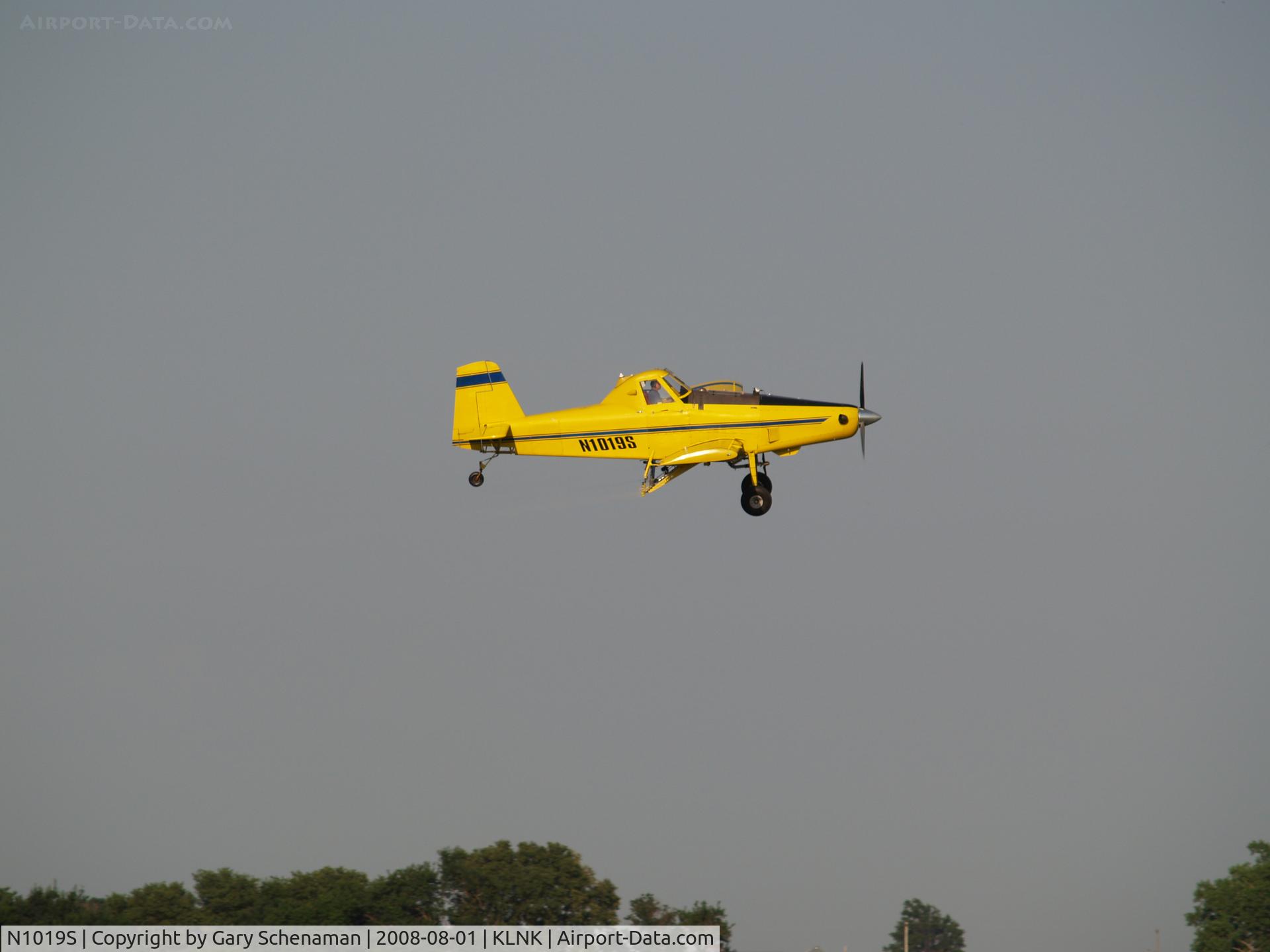 N1019S, 1989 Air Tractor Inc AT-502 C/N 502-0066, NUMBER 7 JUST EAST OF SEWARD ON HWY 34