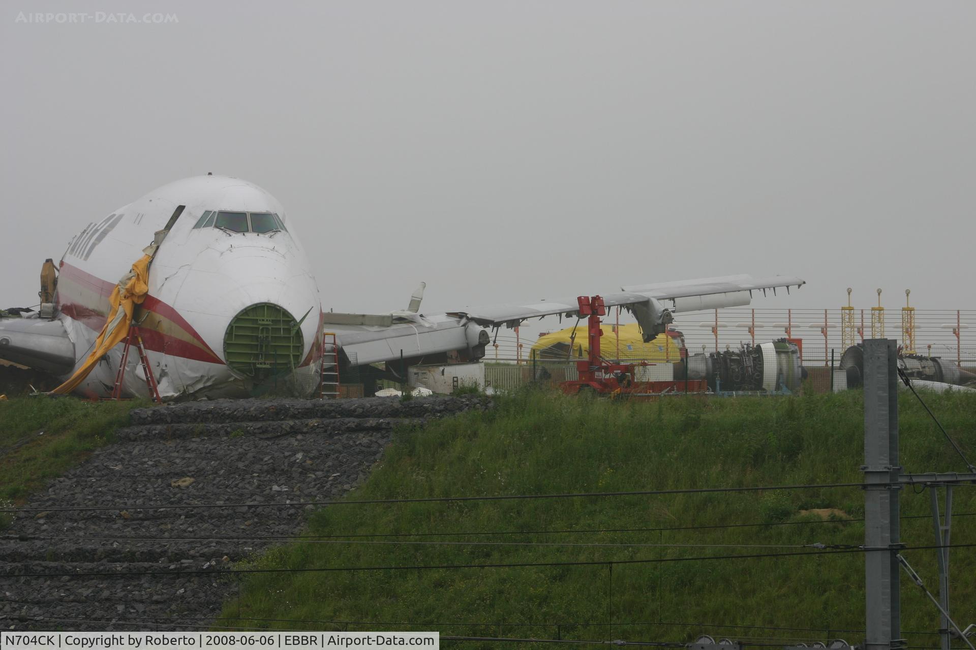 N704CK, 1980 Boeing 747-209F C/N 22299, The remains of the giant.