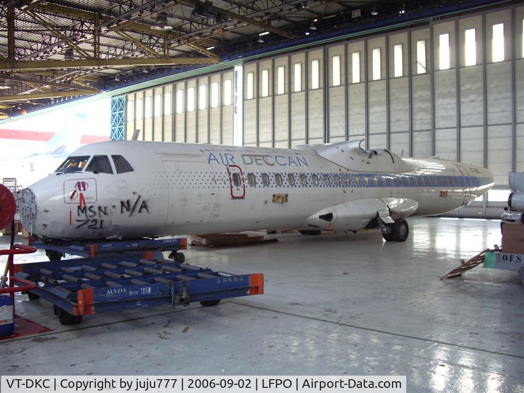 VT-DKC, 2005 ATR 72-212 C/N 721, buy by Airlinair for parts