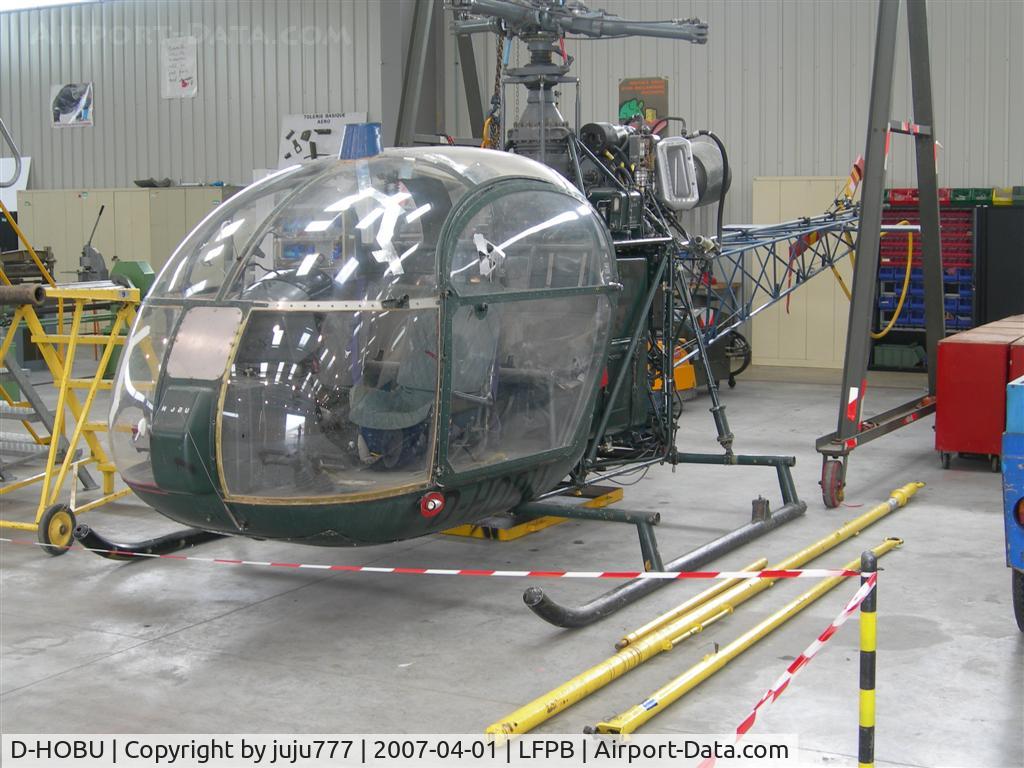 D-HOBU, Sud SE-3130 Alouette II C/N 1890, use for maintenance training at Thales