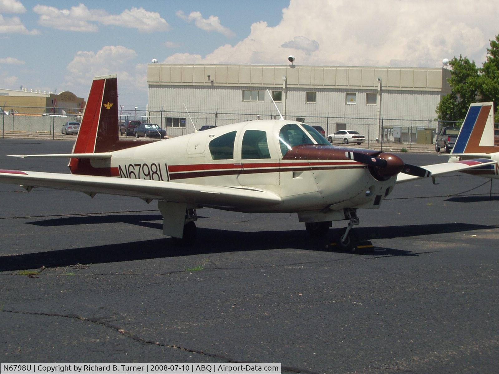 N6798U, 1963 Mooney M20C Ranger C/N 2510, N6798U at Albuquerque Sunport