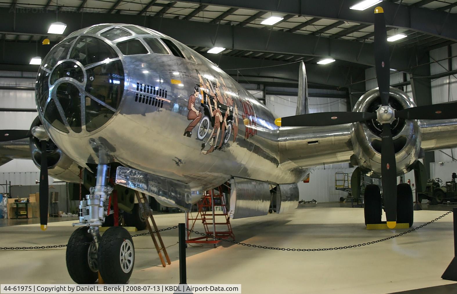44-61975, 1944 Boeing B-29A Superfortress C/N 11452, At ground level, one quickly appreciates the massive size of this mighty bomber.