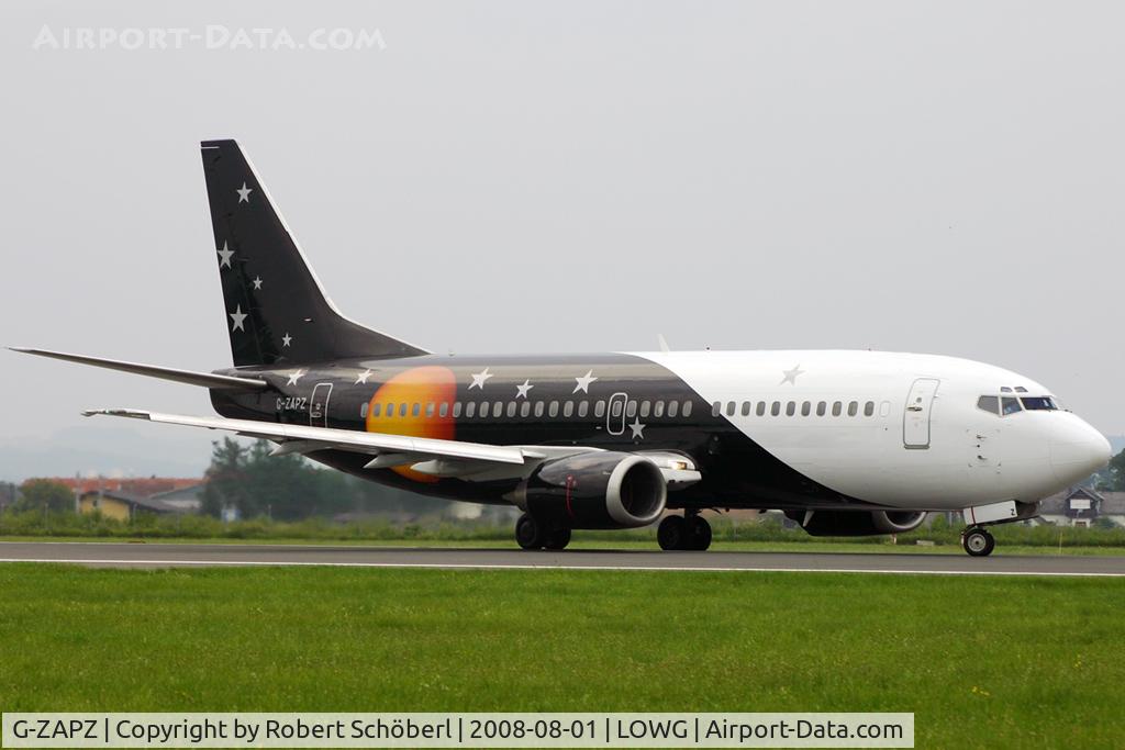 G-ZAPZ, 1991 Boeing 737-33A(QC) C/N 25401, Departure to London