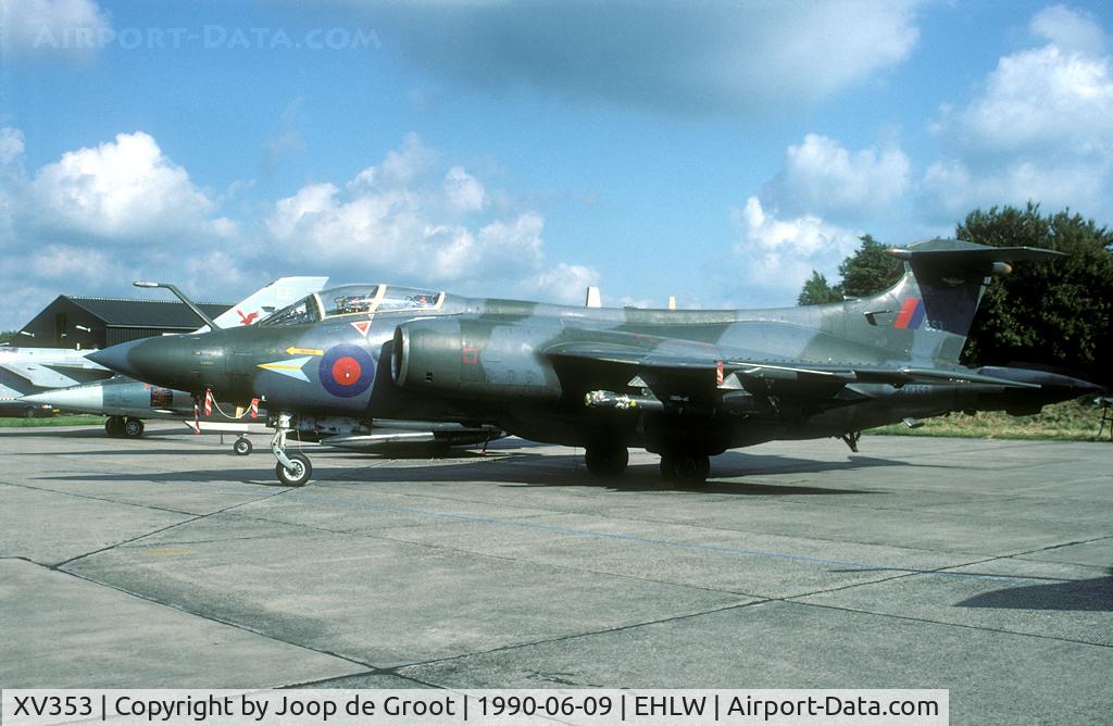 XV353, 1967 Hawker Siddeley Buccaneer S.2B C/N B3-03-67, One of the aircraft in the static parc of the 1990 Leeuwarden open house.