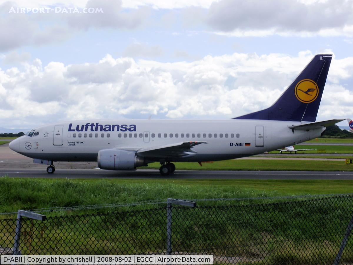D-ABII, 1991 Boeing 737-530 C/N 24822, Lufthansa