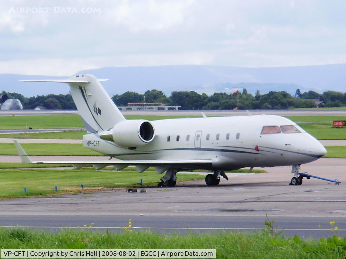 VP-CFT, 1990 Canadair Challenger 601-3A (CL-600-2B16) C/N 5067, Registered in the Cayman Islands but based at Manchester