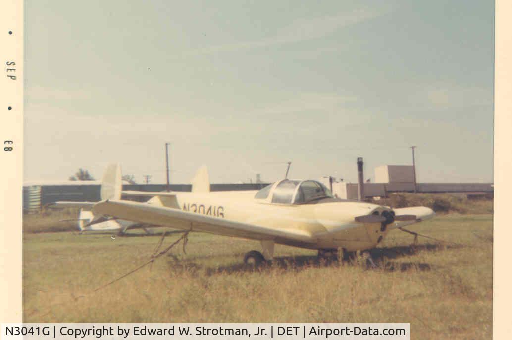 N3041G, 1961 Forney F-1A Aircoupe C/N 5741, Plane was owned by Argus Flight Service when photo taken; used to be yellow and white, but later photos show blue and white color scheme