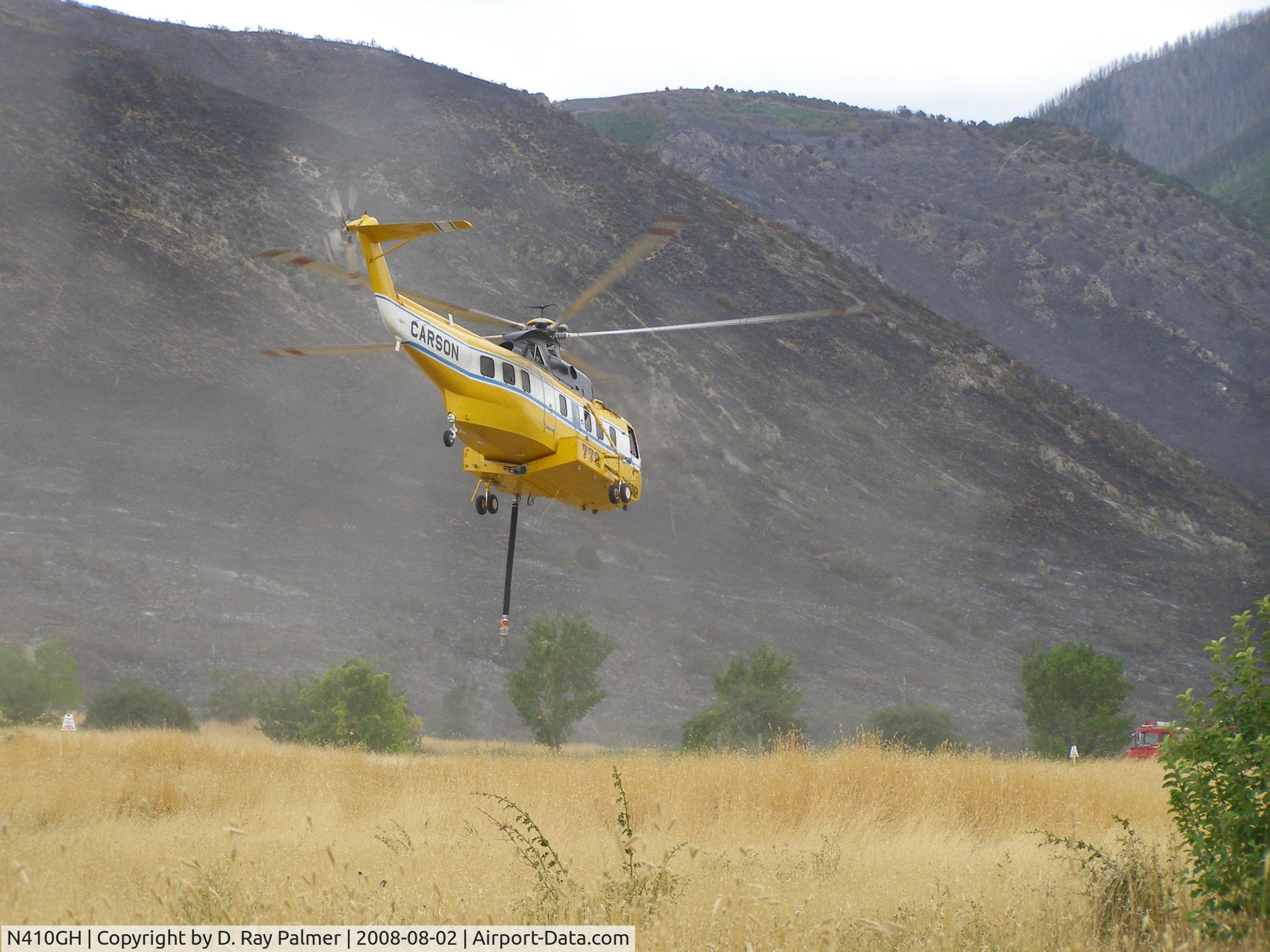 N410GH, 1975 Sikorsky S-61N C/N 61749, Fighting 1000 Acre 