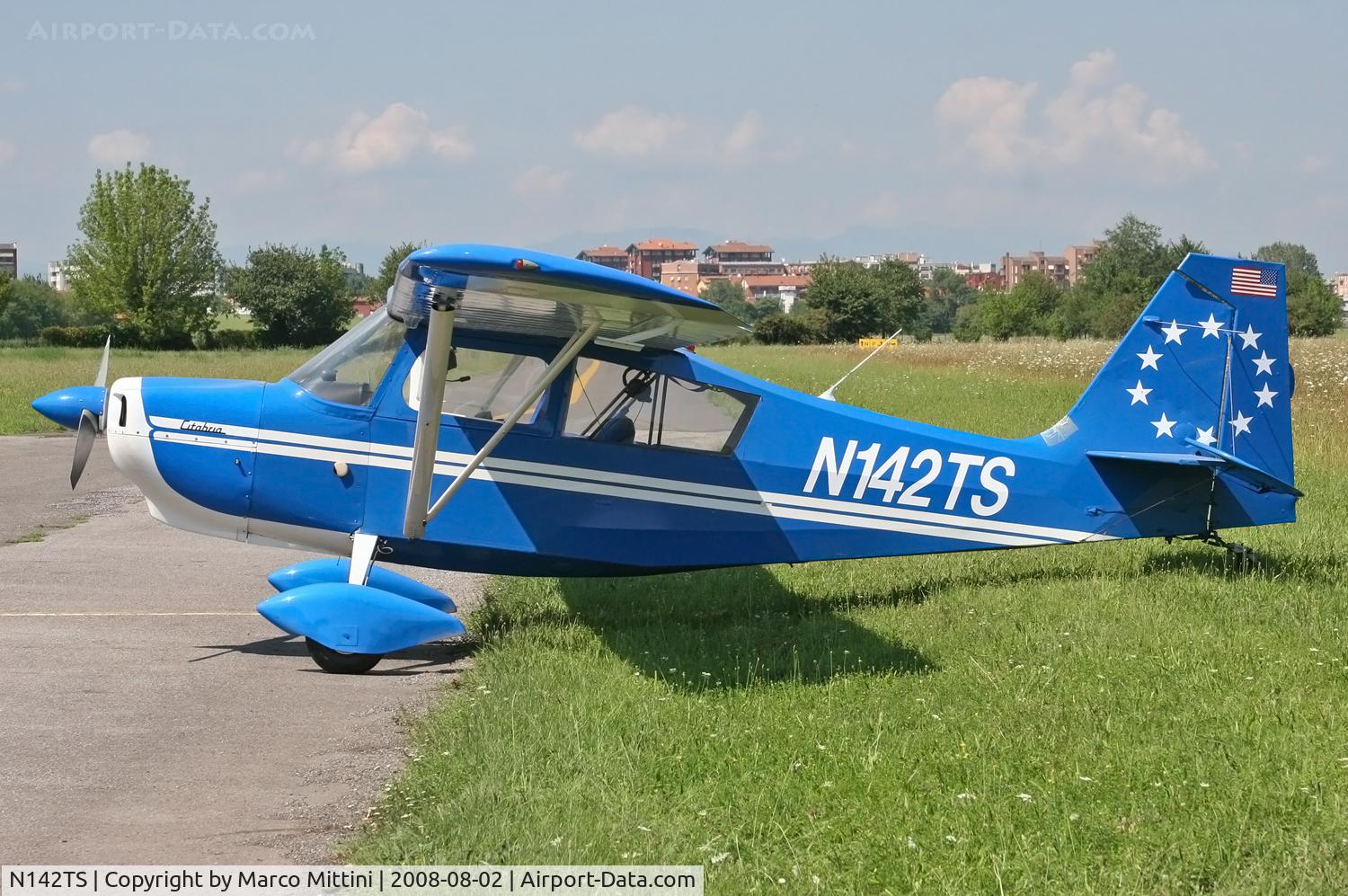 N142TS, 1974 Bellanca 7KCAB Citabria C/N 486-74, At Milano Bresso airport