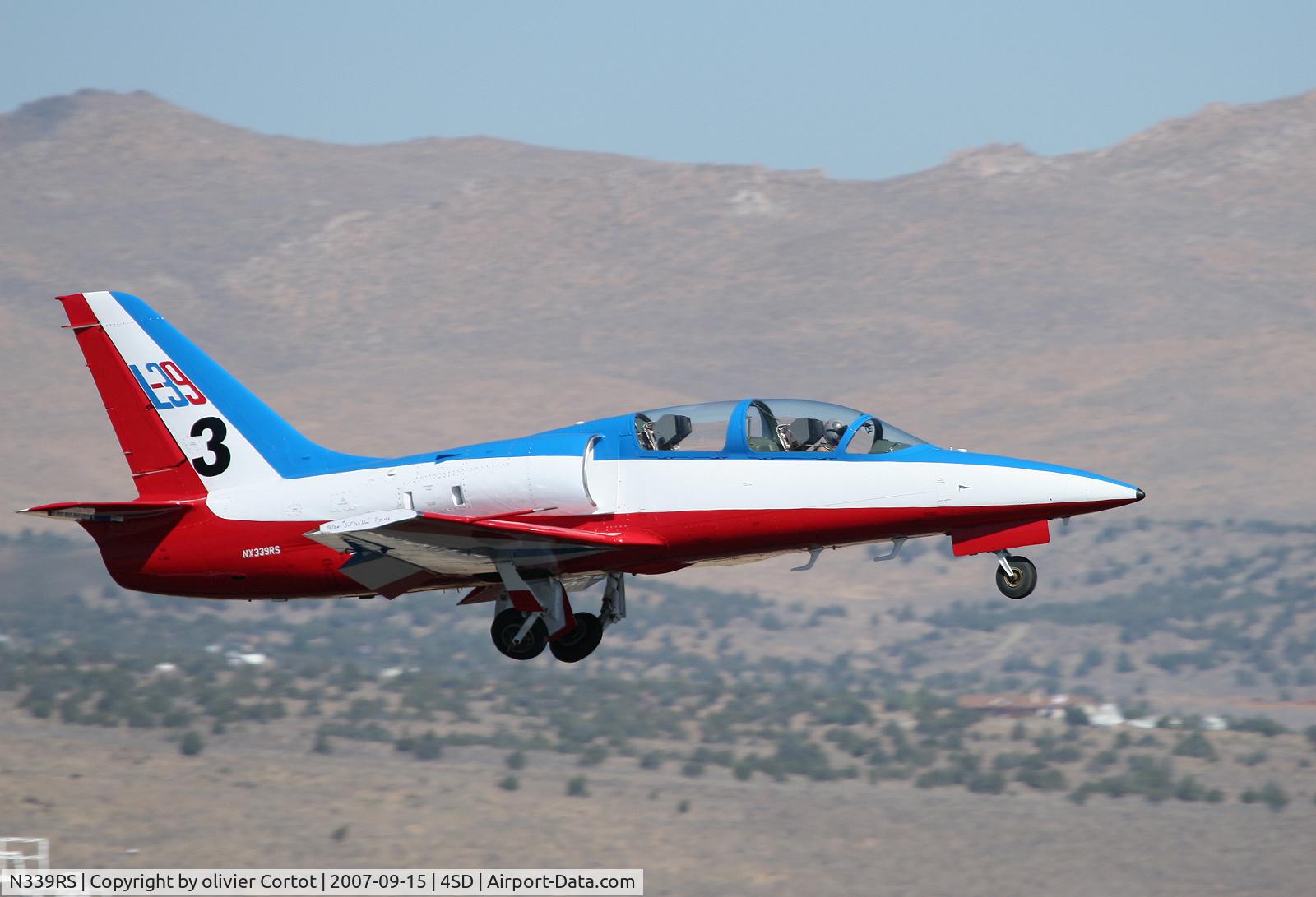 N339RS, 1979 Aero L-39C Albatros C/N 931338, taking off during Reno air races