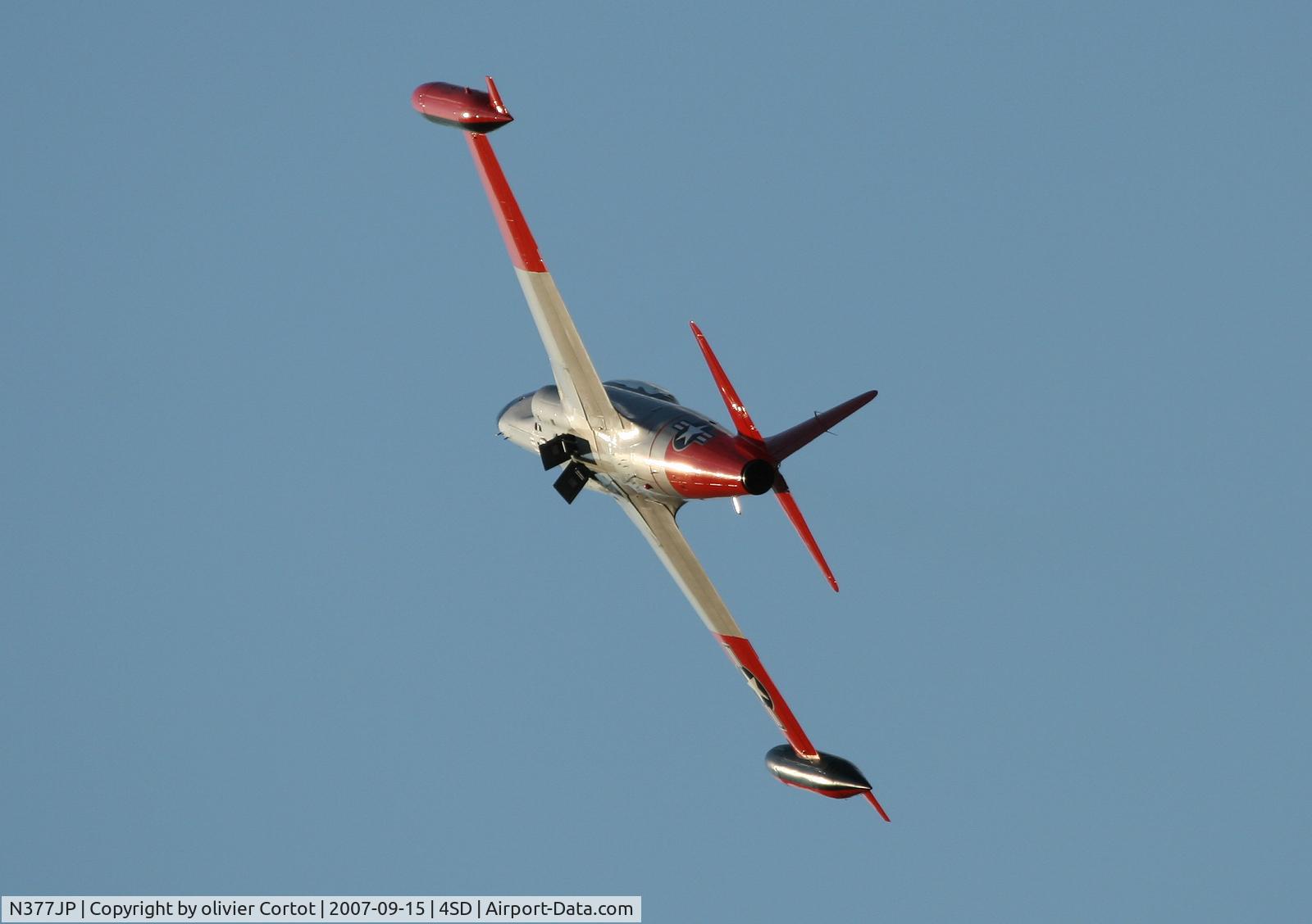 N377JP, Canadair CT-133 Silver Star 3 (CL-30) C/N T33-377, taken at Reno air races